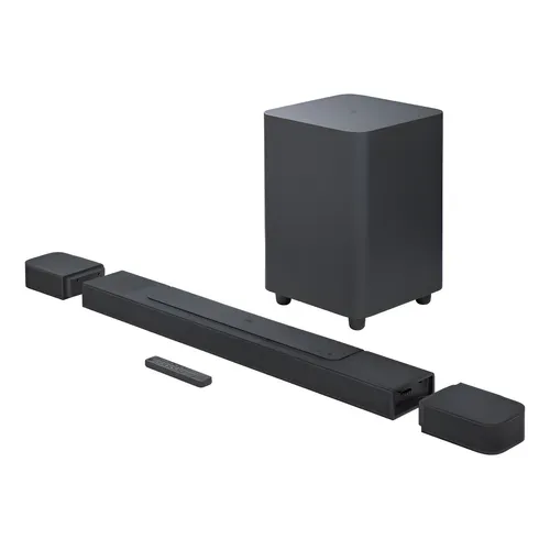 Soundbar Jbl Bar 1000 440w 7.1.4 Canais - Jblbar1000problkbr Preto 127/220v 33 Hz - 20khz